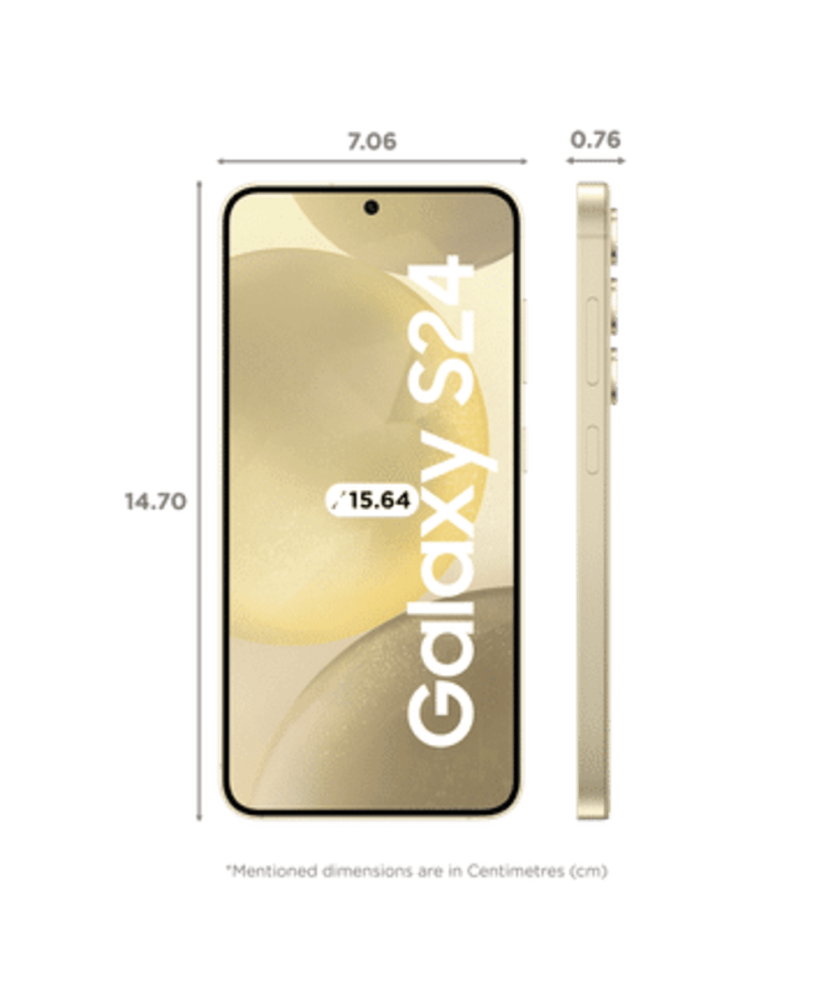 Samsung Galaxy S24 - Amber Yellow (8+256GB)