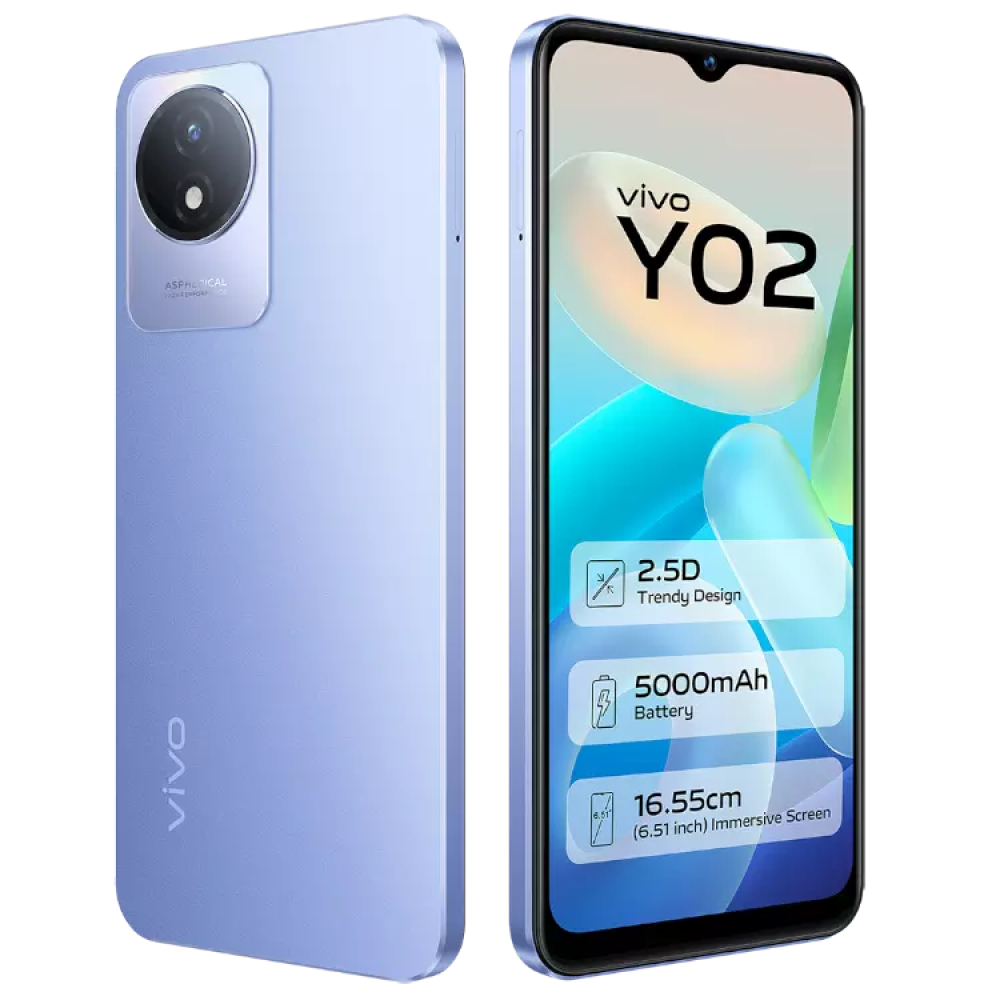 Vivo Y02 (3+32Gb) Orchid Blue