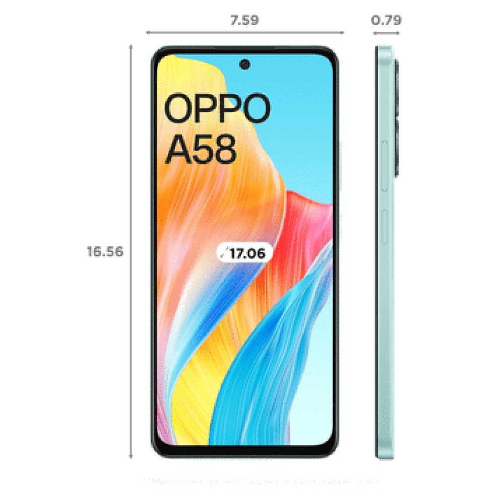 Oppo A58 (6+128GB) - Dazzling Green