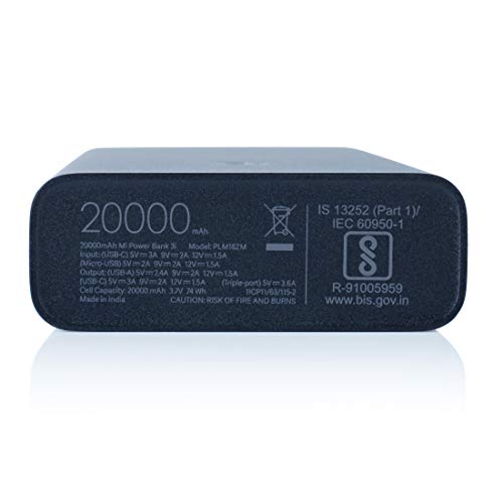 Redmi 20000 MAH MI Power Bank 3I Black