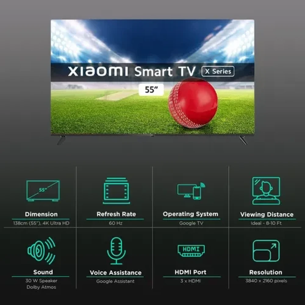 Xiaomi Smart 55 X Series Google TV