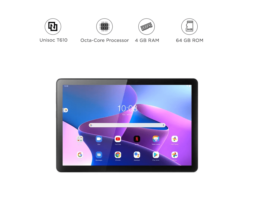 LENOVO Tab 328Xu Tab 4G 4+64Gb M10 Zaaf0017In