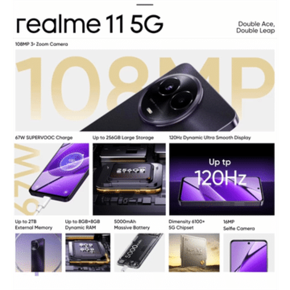 REALME 11 5G (8+256Gb) Black