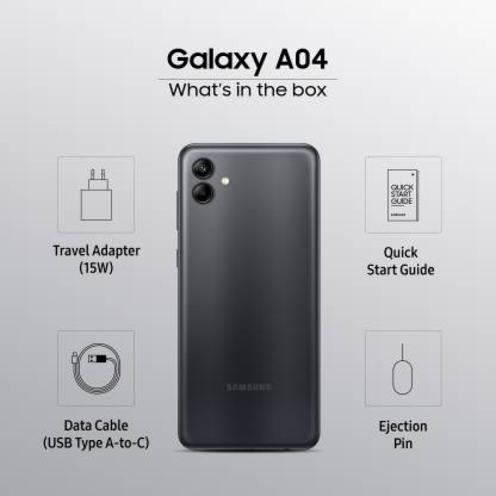 Samsung Galaxy A04 (4+128Gb) Black