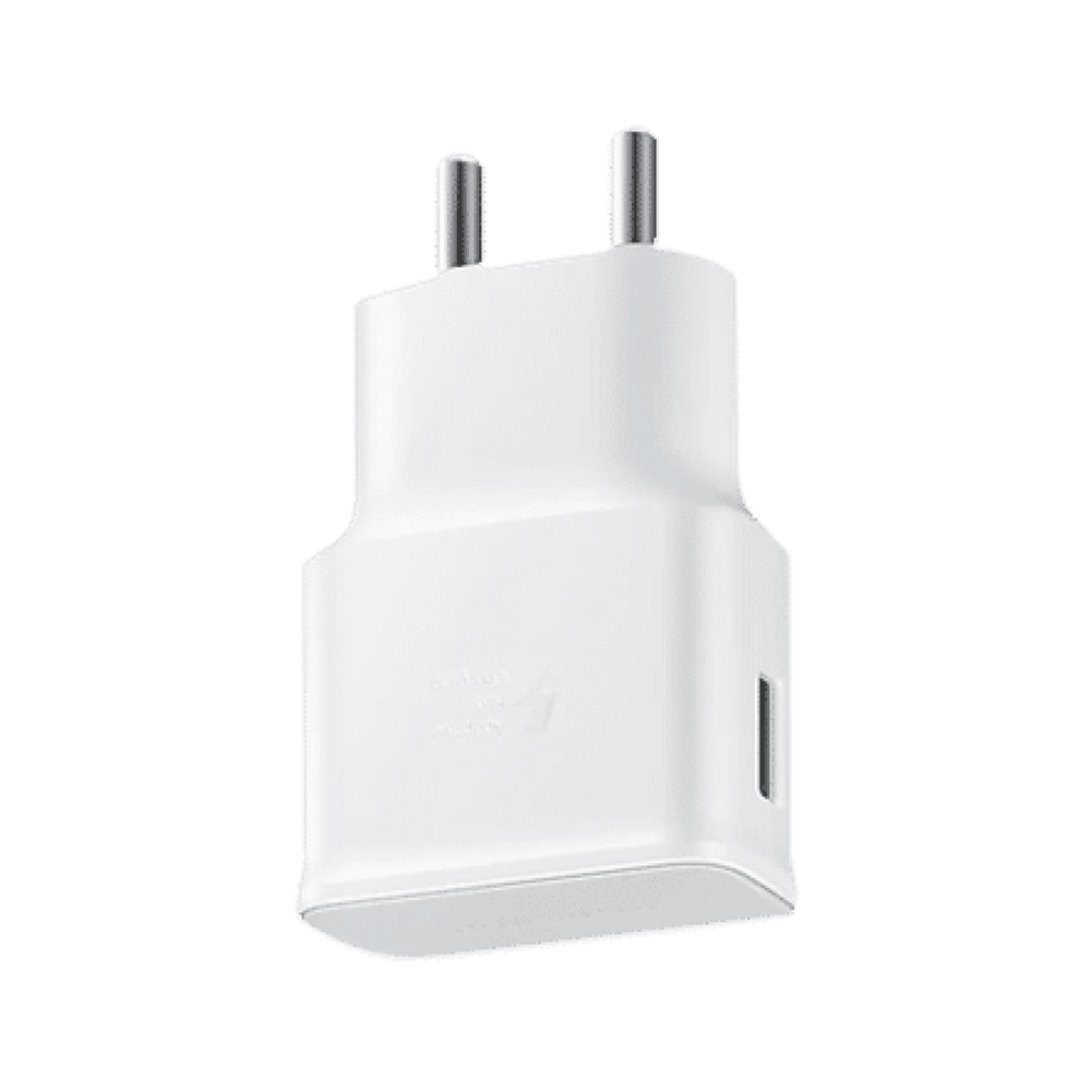 SAMSUNG 15W Type A Fast Charger (Adapter Only, Safe Charging Support, White)